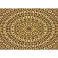 thumbnail image 1 of Ahgly Company Indoor Rectangle Patterned Bee Yellow Area Rugs, 2' x 5', 1 of 6