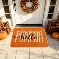 thumbnail image 6 of Hovilon 16x24 Inch Fall Pumpkin Thanksgiving Doormat, Orange Polyester Welcome Mat, Non-Slip Washable Autumn Harvest Door Rug for Front Porch Entryway Kitchen, Indoor Outdoor Farmhouse Home Decor, 6 of 6