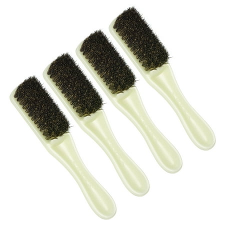 

Uxcell Bristle Scrub Detail Cleaner Groove Cleaning Brush Black White 4 Packs
