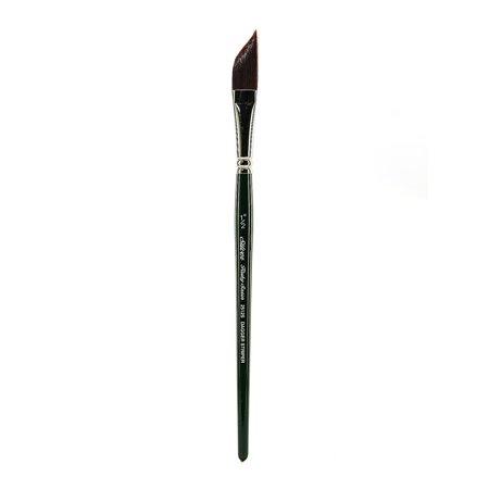 UPC: 0765179262542 | Silver Brush Ruby Satin Synthetic Brush – Dagger Striper  Size 1/2   Short Handle