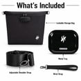 thumbnail image 2 of Lockable Storage Bag with Combination Lock, Carbon Lined Organizer with Metal Tray and Shoulder Strap, Black, 2 of 7