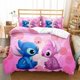 thumbnail image 3 of Disney-Juego de ropa de cama de Stitch, funda de edredón de dibujos animados de Anime, decoración de funda de almohada, funda de edredón para dormitorio, traje de cama, regalo para niños, 3 of 5