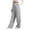 Z02 Silver, variant on HOWPAY Womens Wide Leg Sweatpants Elastic High Waist Drawstring Lounge Pants with Pockets Lightweight Loose Fit Straight Trousers for Yoga Running White XXL