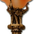 thumbnail image 4 of Pillar Table Lamp with Elephant Details, 4 of 5