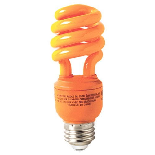 GE Lighting 78958 Energy Smart CFL Party Light 13Watt Orange T3 Spiral