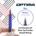 thumbnail image 6 of BAZIC Optima Blue Fuse Tech Ink Retractable Pen, 0.7 mm, (3/Pack), 1-Pack, 6 of 7