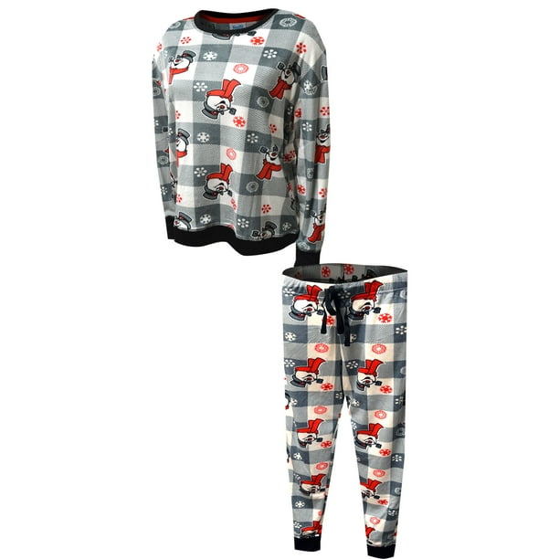 women's buffalo plaid jogger pajamas