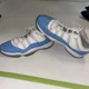 thumbnail image 5 of Ni - ke Ni - ke Air Jordan 11 Retro Low UNC University Blue White Sz 12 528895-106 2017, 5 of 5