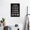 thumbnail image 3 of Inspirational Gym Canvas Wall Art Let''s Go Quotes Entrepreneur Motivational for Office Wall Decor Entrepreneur Hone Grow Poster Print Framed Artwork for Home Living Room Bedroom Decor 12''X 18'', 3 of 6