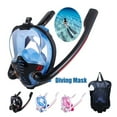 thumbnail image 2 of Masque de Snorkeling Adulte sous-Marin Anti-Buée Masque Intégral de Plongée Lunettes de Plongée Tuba Natation Équipement de Plongée, Portable et Léger, 2 of 7