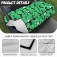 thumbnail image 6 of Whosucclay Golfer Silhouette Pattern Cover Blanket, With 4 Storage Pockets Protector Elastic Non-slip Golf Cart Seat Towel Blanket for Most 2-Seat Golf Carts, 6 of 7