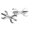 thumbnail image 4 of Milaget 2 Pieces Micro Rhinestone Eagle Claw Bracelet Connector Beads, 4 of 9