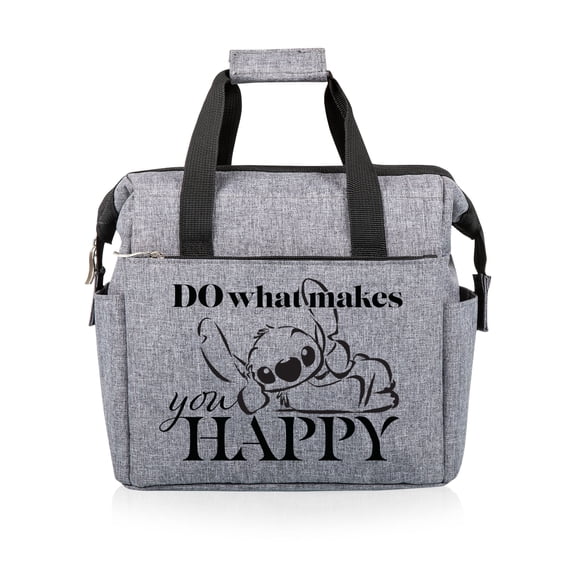Lilo & Stitch - On The Go Lunch Bag Cooler, (Heathered Gray)