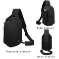 thumbnail image 3 of Large-capacity chest bag Oxford men's shoulder messenger bag, 3 of 5