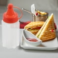 thumbnail image 2 of 4 Pcs Squeeze Sauce Squeezable Condiment Container Salad Dressing Syrup Plastic Ketchup Cruet, 2 of 6