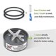 thumbnail image 4 of Replacement Parts Fit for Nutribullet 600 Watt 900 Watts Replacement Extractor Blade Blender Cups Ac, 4 of 5