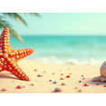 thumbnail image 4 of Ocean Waves Sunset Birds Scenic Backdrop Decoration Photography Background Seamless Fabric Banner for Beach Party Supplies Wedding Tropical Photo Decor, 4 of 4