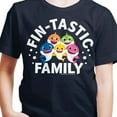 thumbnail image 3 of Baby Shark - Fintastic Family - Toddler And Youth Short Sleeve Graphic T-Shirt, 3 of 6