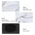 thumbnail image 4 of Haosy 2 Pack Kitchen Wash Cloths with Hanging Loops Absorbent Absorbent Quick Drying Hand Towels, Black, 4 of 7