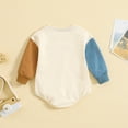 thumbnail image 4 of Baby Onesies Boys Girls Long Sleeve Romper Kids Fall Winter Clothes(Size:6-12 Months), 4 of 6