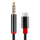 thumbnail image 5 of Gwong Electrónica 1M Type-C Male a 3,5 mm Cable adaptador de audio AUX AUX para Samsung Car Speaker, 5 of 7