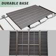 thumbnail image 3 of 4-Seat Outdoor Glider Benches with Canopy, Retro Metal Party Canopy Tent with Aluminum Frame, Patio Swing Glider Chair for Outside,Garden,Lawn, 3 of 7