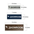 thumbnail image 5 of Basic Showroom Sign (Ivory/Dark Brown) - Small, 5 of 5