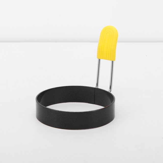 Juego de 4 moldes redondos de acero inoxidable para huevos fritos con asas plegables para botella de aceite, forma de tortilla para cocinar huevos fritos