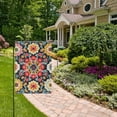 thumbnail image 2 of Yayeee Garden Flag 12" x 18" Double Sided Outdoor Yard Lawn Holiday Decorations, Colorful Floral Pattern, 2 of 6