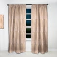 thumbnail image 2 of Designart 'Gold Rose Abstract Geometry Luxury' Mid-Century Modern Curtain Panel, 2 of 5