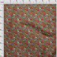 thumbnail image 4 of oneOone Polyester Spandex Red Fabric Abstracts Dress Material Fabric Print Fabric By The Yard 56 Inch Wide, 4 of 5
