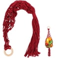 thumbnail image 3 of Cesta colgante de pared estilo macramé Cesta tejida para verduras y frutas Cesta colgante tejida, 3 of 7