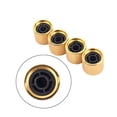 thumbnail image 3 of Esquirla 4x Golden Guitar Screw Fixing Volume Knobs for Electric Guitar/Ukulele, 3 of 8