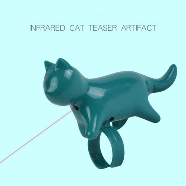 Funny Cat Finger Light Toy Pet Supplies LED Light Toy Cat Light Toy Cat Pointer Light Pen Interactive Training Small Animal Toy