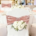 thumbnail image 2 of Upgraded Bow Chair Decoration Ties Bow Stretch Floating Decorative Tape For Many Holiday Party Decorations Chair Cover Not Included G, 2 of 6