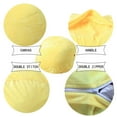 thumbnail image 5 of Stuffed Animal Storage Bean Bag Chair Cover for Home Stuffable Zipper Beanbag for Organizing Teen Plush Toys Large Cotton Canvas （Yellow）, 5 of 5