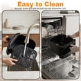 thumbnail image 4 of Bluebow Air Fryer, 7.5 Quart Large Capacity, 8-in-1 Multifunctional Cooker with Digital Touchscreen, Easy-View Window, Non-Stick Basket, Black, 4 of 7