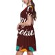 thumbnail image 2 of Balery Happy Thanksgiving Vestidos sueltos de manga corta para mujer, vestidos de verano 2025, vestidos casuales de corte A con vuelo., 2 of 6