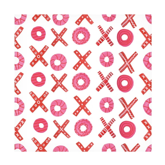 Farida Zaman 'Valentine Chic Pattern II' Canvas Art