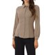 thumbnail image 1 of CURVOSPORT Camisa de Mujer con Botones, Cuello Peter Pan, Manga Larga, Blusa de Línea Princesa S Café, 1 of 6