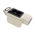 thumbnail image 1 of Cojín reposabrazos para automóvil, funda para consola central, soporte ergonómico multifuncional para el brazo Blanco, 1 of 9
