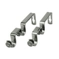 thumbnail image 1 of InStyleDesign  Pair of Double Brackets for 3/4 inch Rod satin nickel Satin, Nickel Finish, Silver Finish, 1 of 4