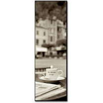 Trademark Fine Art Alan Blaustein Portofino Caffe II Canvas Wall Art - 10x32