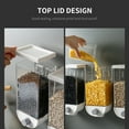 thumbnail image 4 of Dispensador de alimentos secos de 1500 ml Dispensador de cereales sin clavos Alimentos de cocina montados en la pared Leyfeng Dispensador de almacenamiento, 4 of 7
