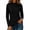 Black -BA30, variant on Women's Sweaters Waffle Knit Long Sleeve Pullover Tops Casual Crew Neck Sweater Loose Soft Tops for Fall Winter White S