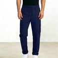 thumbnail image 1 of Pantalon d'Extérieur Décontracté Polyvalent pour Hommes, Durable, Jambe Droite, Ajustement Confortable pour Randonnée, Cyclisme et Usage Quotidien, 1 of 6