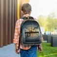 thumbnail image 6 of Honeii Vintage Compass Print Backpack for School,15.6 inch Laptop Back Pack for High School and College Students, Waterproof Computer Bookbag-One Size, 6 of 6