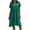 Army Green., variant on Bixock Women's Casual Midi Dresses,Solid Color Short Sleeve Dresses,Spliced Ruched V-Neck Knee Length Midi Dress Soft Stretchable Summer Daily Fashion Dresses
