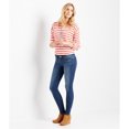 thumbnail image 2 of Aeropostale Womens Boxy Striped Pullover Sweater, Naranja, Grande Aeropostale Pull-over, 2 of 2