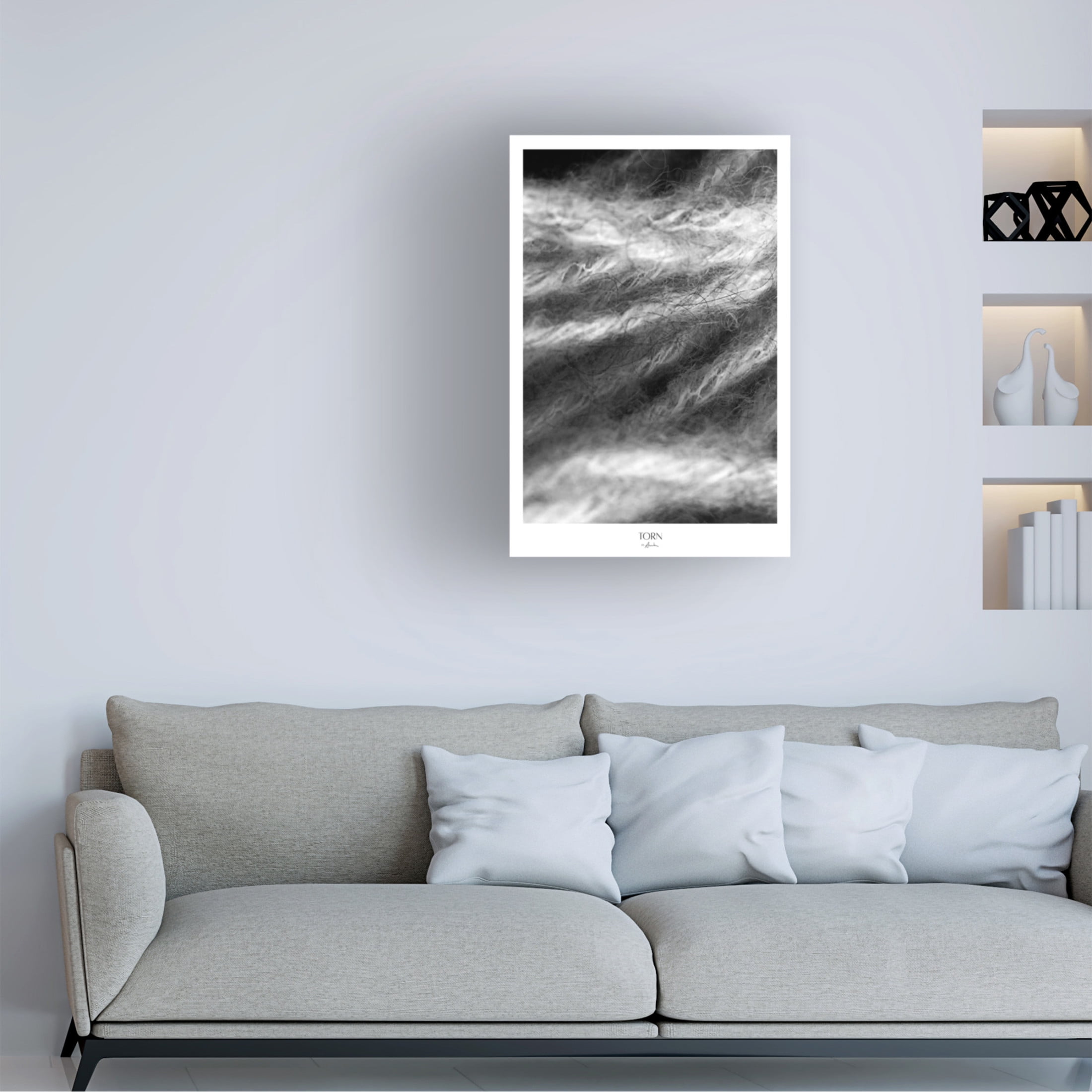 Trademark Fine Art Annika John Torn Canvas Wall Art